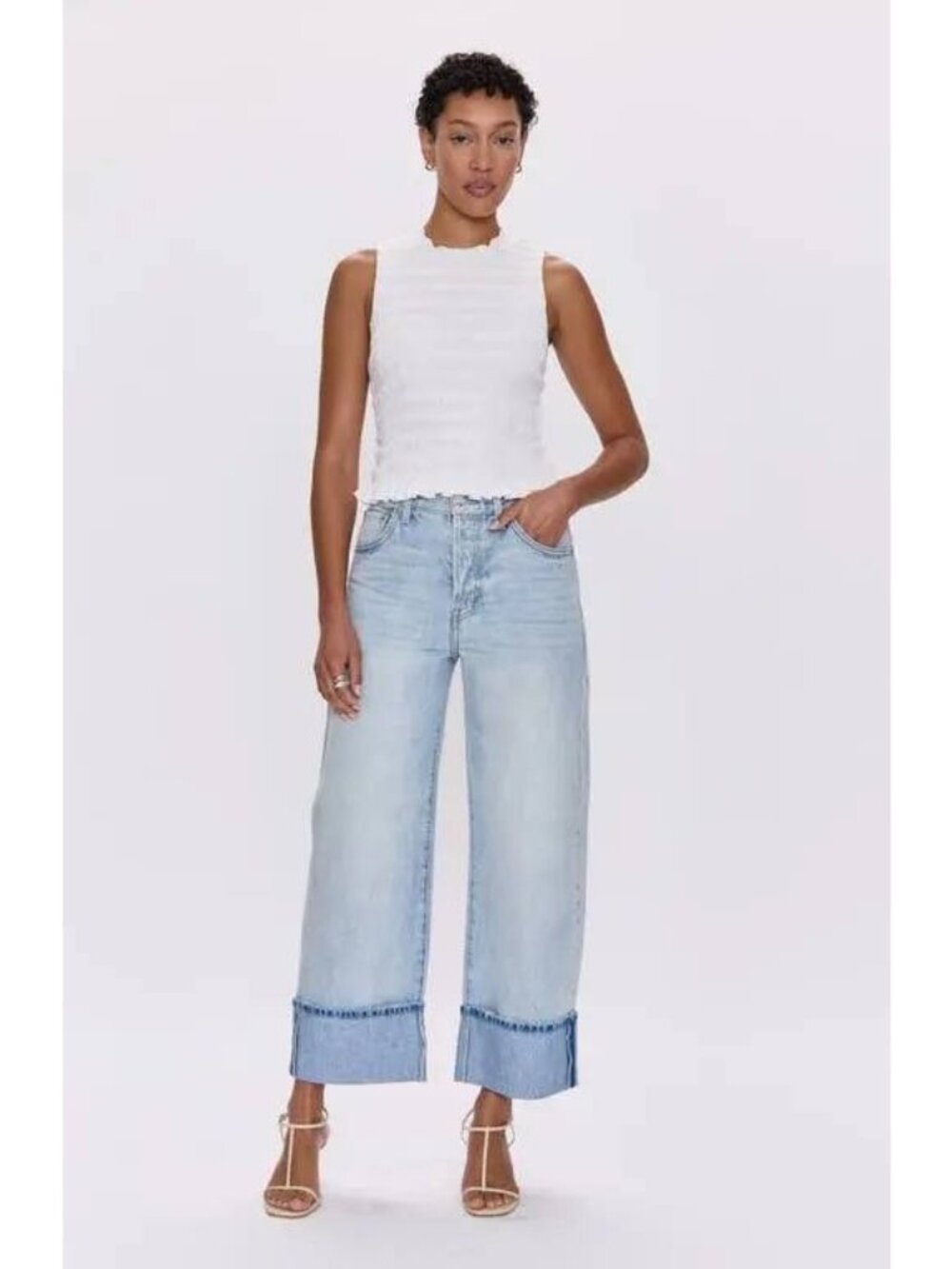 PISTOLA Ryder High-Waist Straight Leg Jeans Size 30